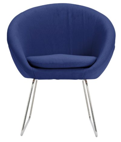 Hygena Fabric Pod Chair - Navy.